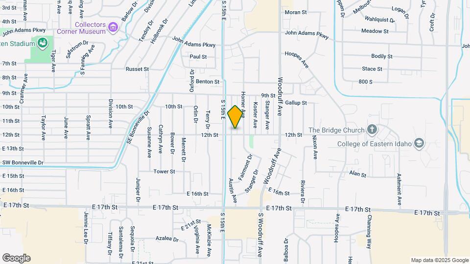 1545 12th St Map and Location Details