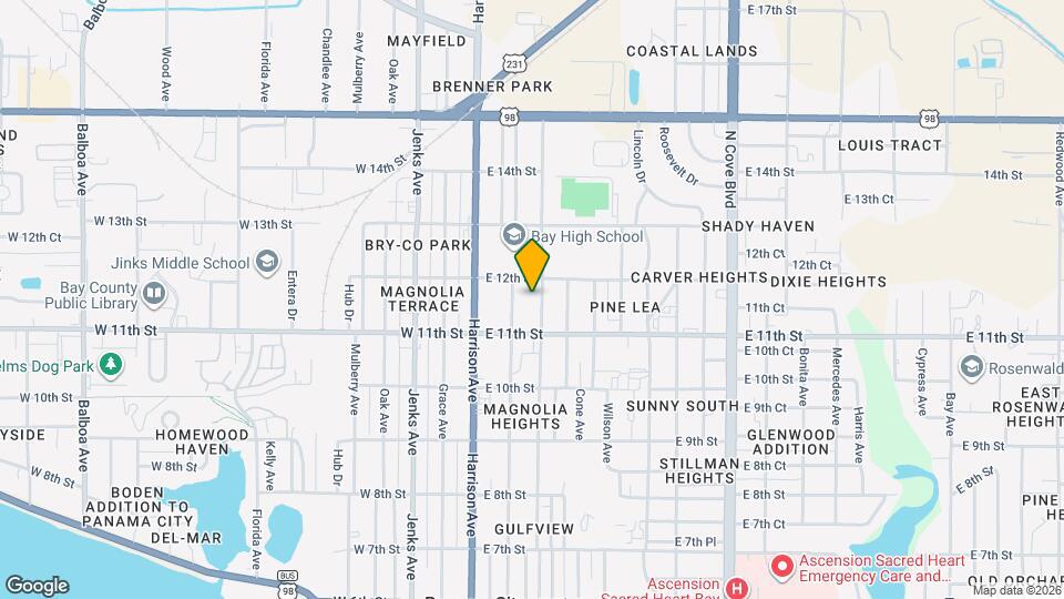 1113 McKenzie Ave Map and Location Details