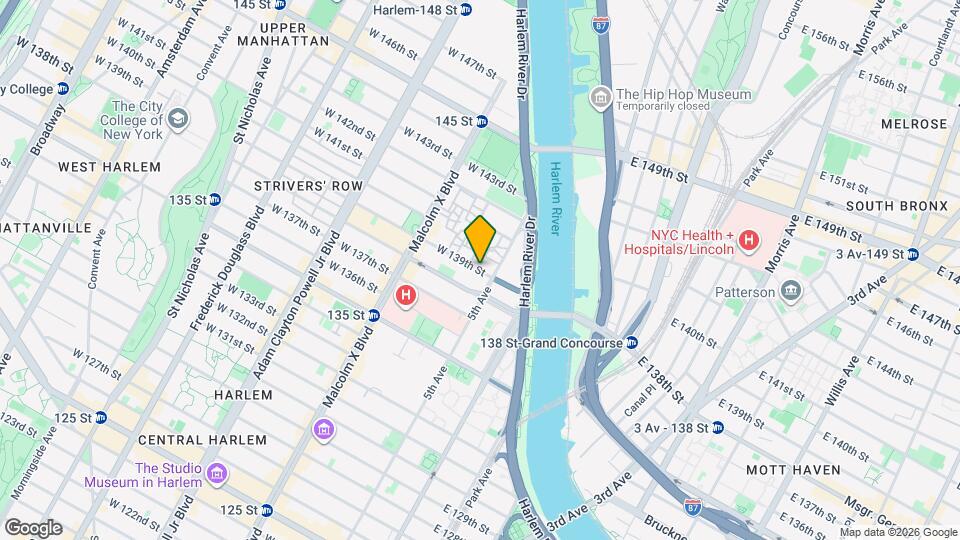 15 W 139th St, Unit 3N Map and Location Details