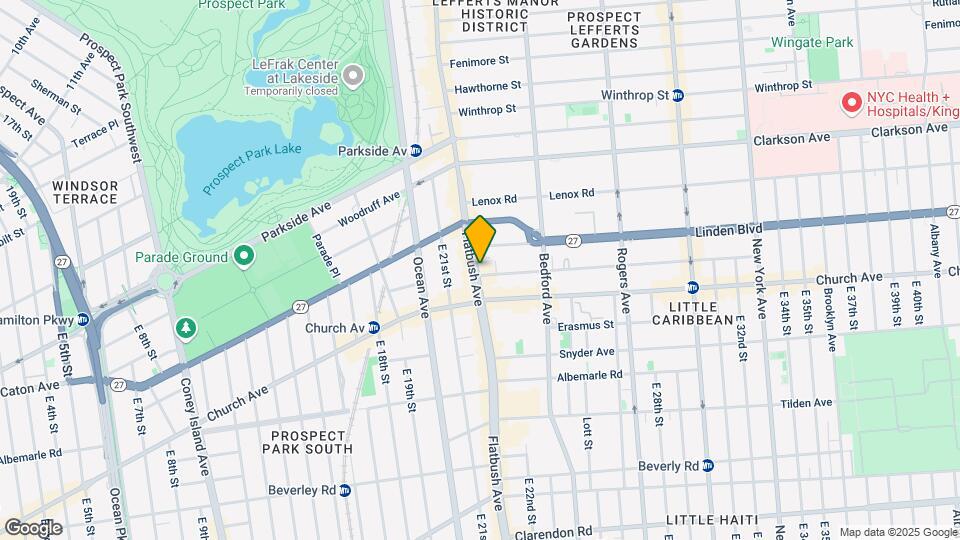 857 Flatbush Ave Map and Location Details