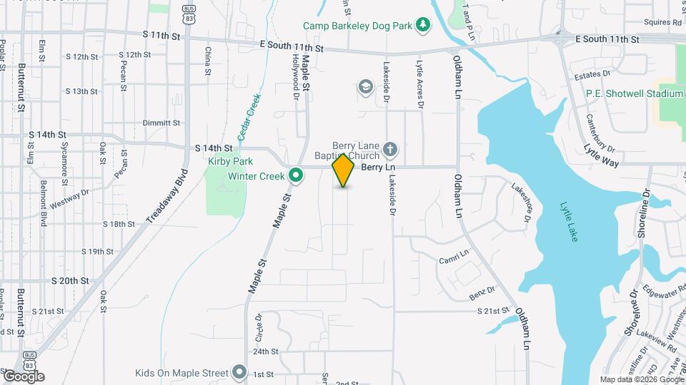 1640 Bandolero Rd Map and Location Details