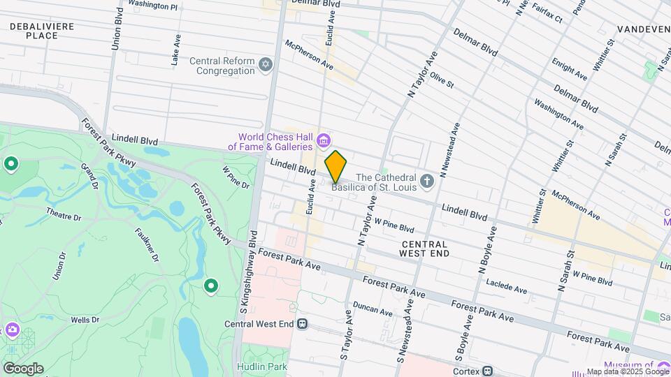 4616 Lindell Blvd. (Carleton Apt) Map and Location Details