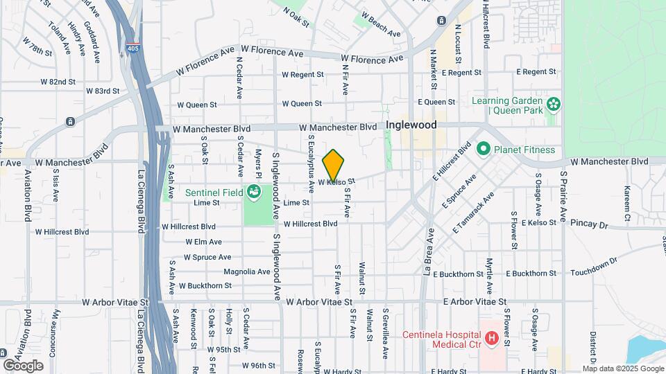 218 W Kelso St Map and Location Details