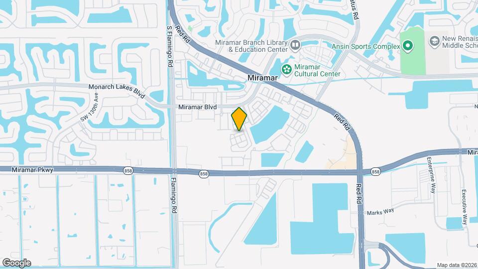 11973 SW 28th Ct Map and Location Details