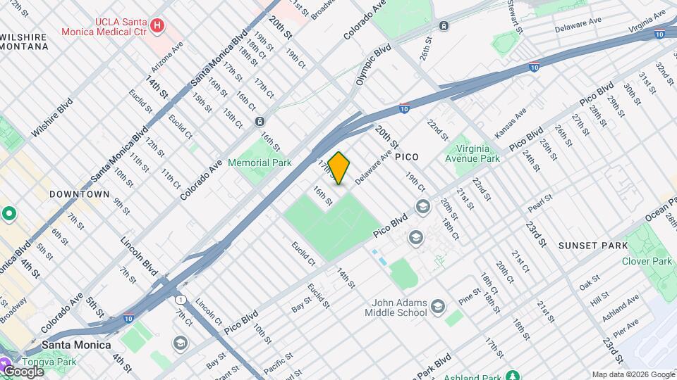 1840 17th St Map and Location Details