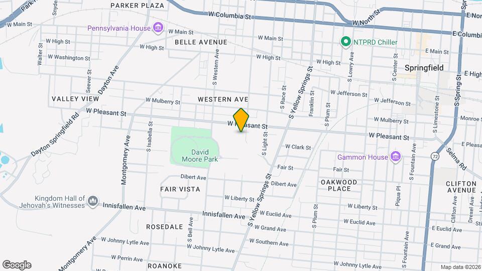 527 S Shaffer St Mapa y Detalles de la Ubicación