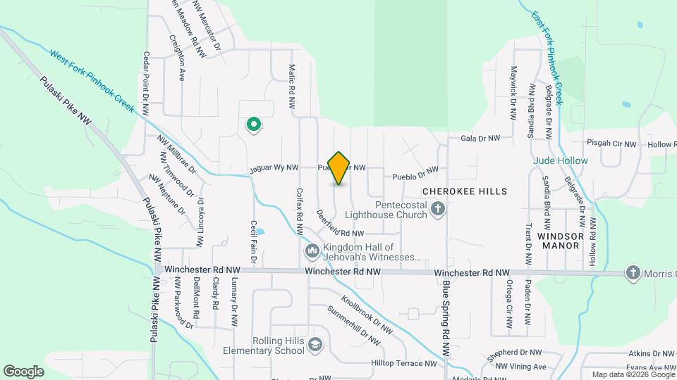 3216 Teton Dr NW Map and Location Details