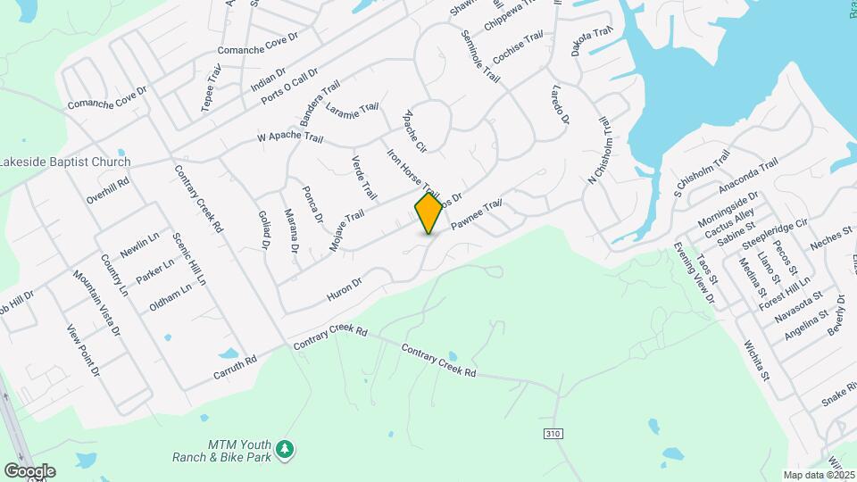 1024 Pawnee Trail Map and Location Details