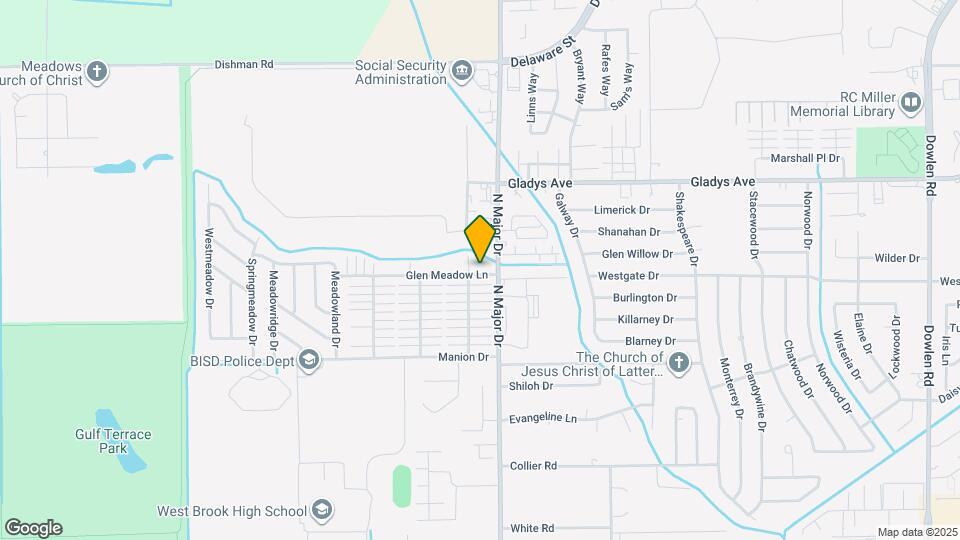 8424 Glen Meadow Ln Map and Location Details