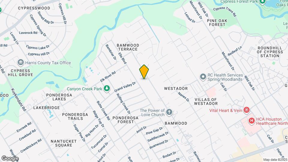17809 Bamwood Rd Map and Location Details