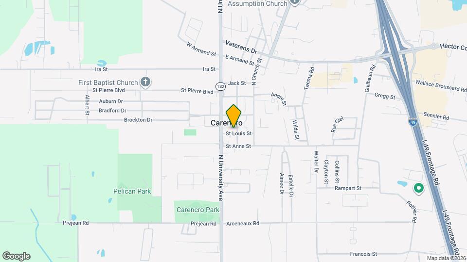 110 S Saint John St Map and Location Details