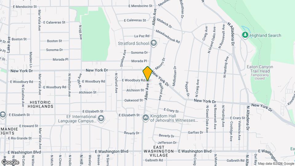 1803 N Allen Ave Map and Location Details