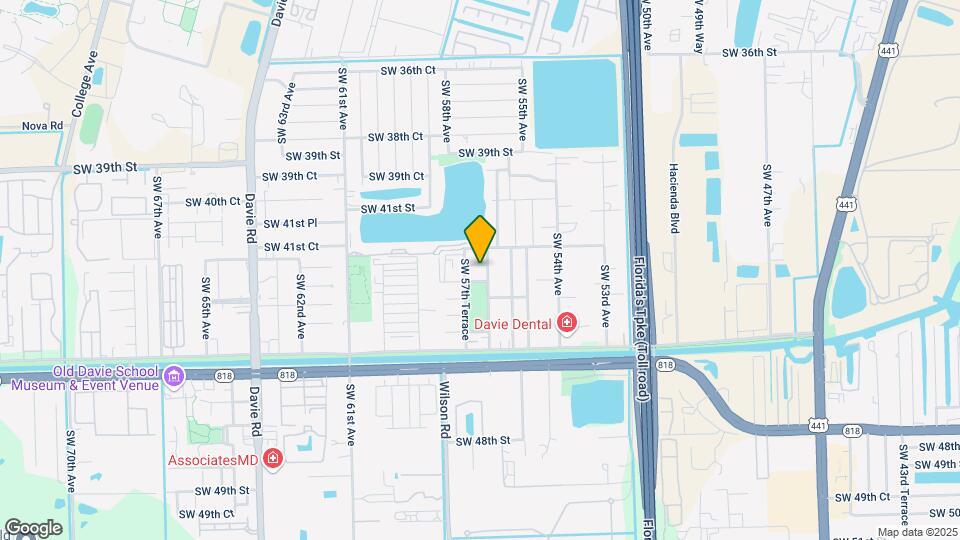5711-5715 SW 42nd Ct Map and Location Details