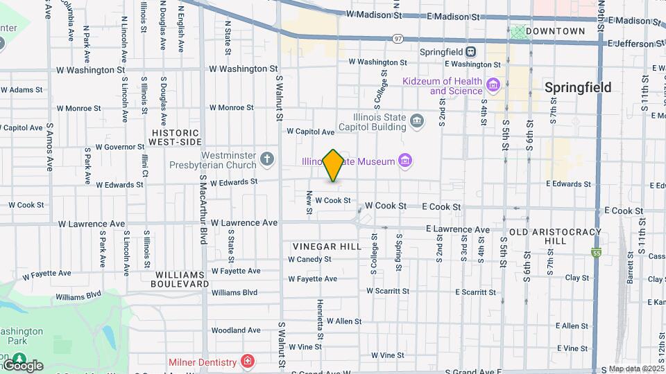 430 W Edwards St Map and Location Details