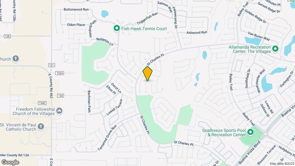 2127 Hames Ln Map and Location Details
