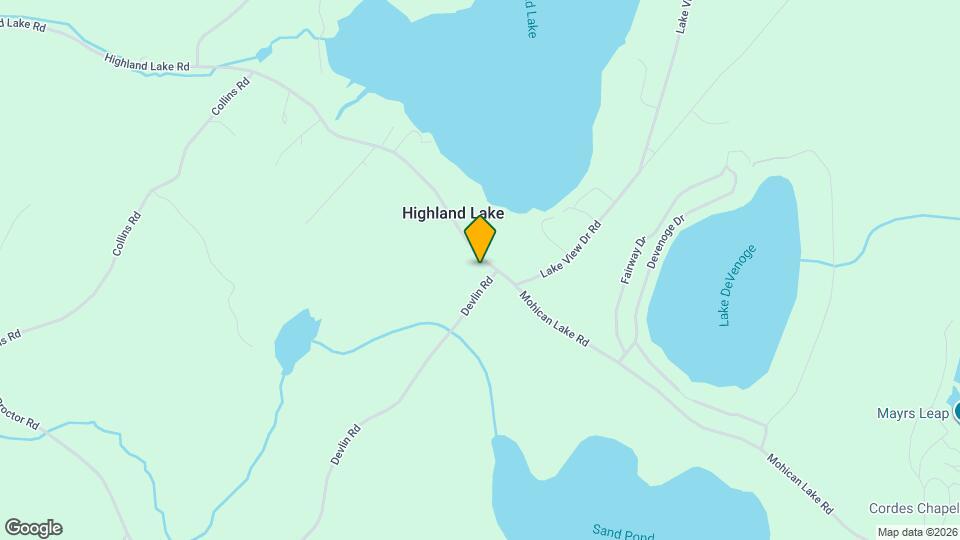 140 Highland Lake Rd Map and Location Details