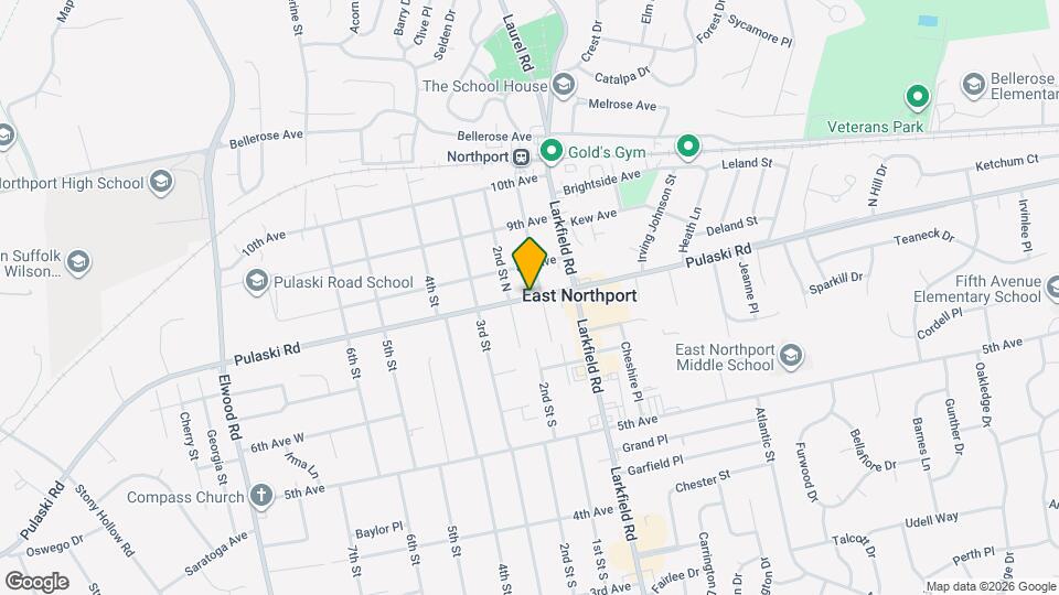 102 Pulaski Rd Map and Location Details