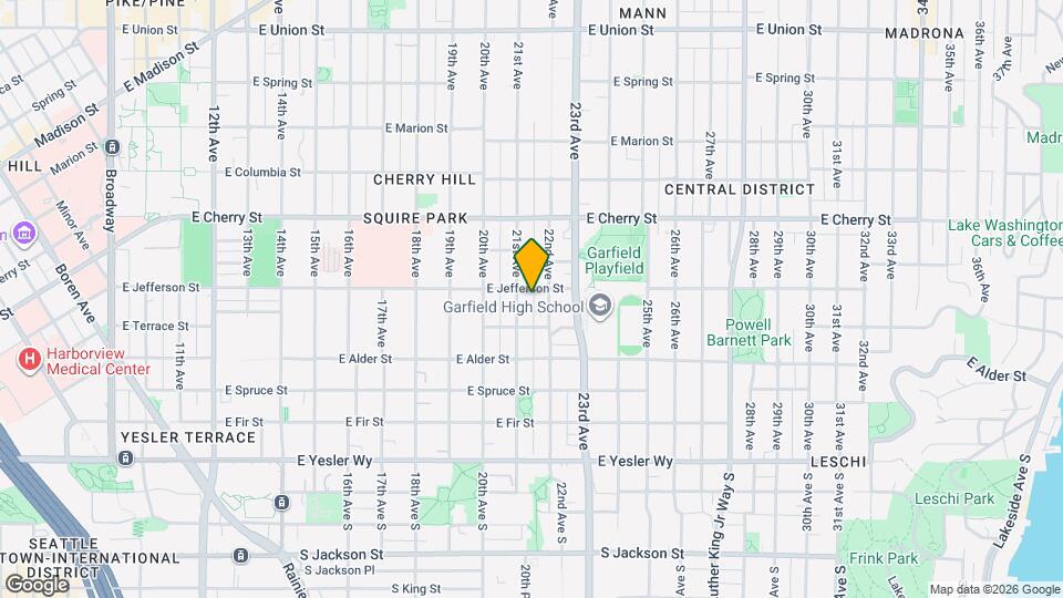 2107 E Jefferson St Map and Location Details