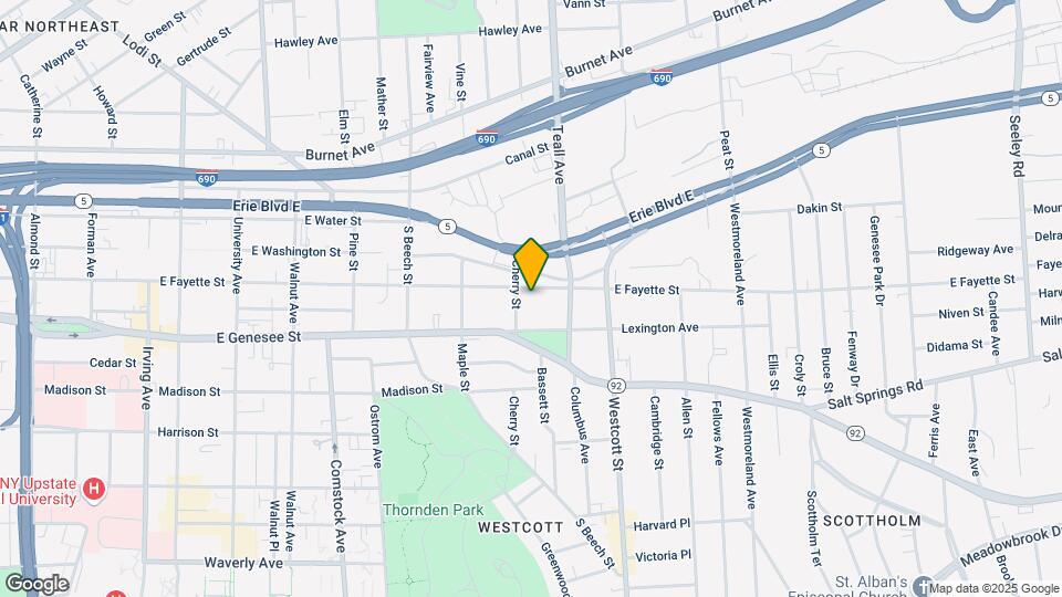 203 Cherry St, Unit 2 Map and Location Details