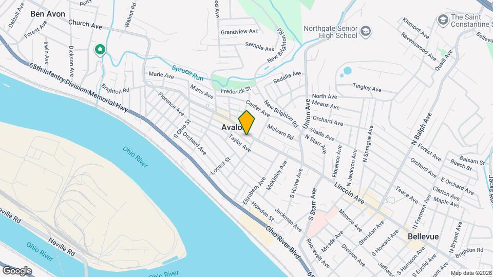 730 California Ave Map and Location Details