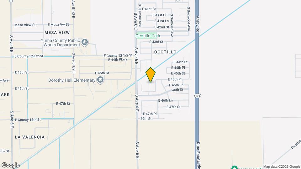 4551 S Agave Ave Map and Location Details