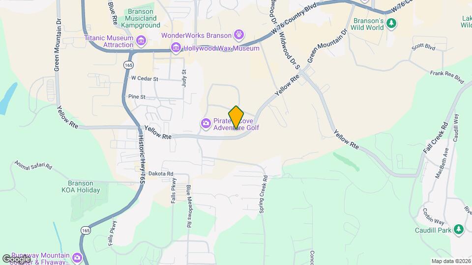 2825 Green Mountain Dr Map and Location Details