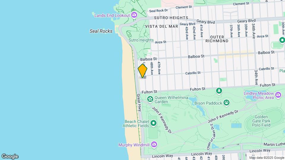 Ocean Beach Map and Location Details