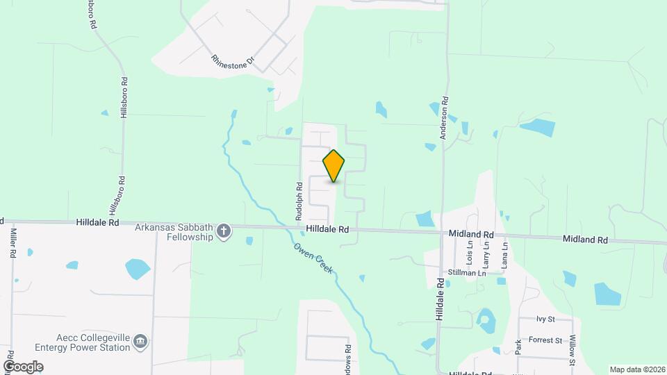 710 Fair Lane Map and Location Details