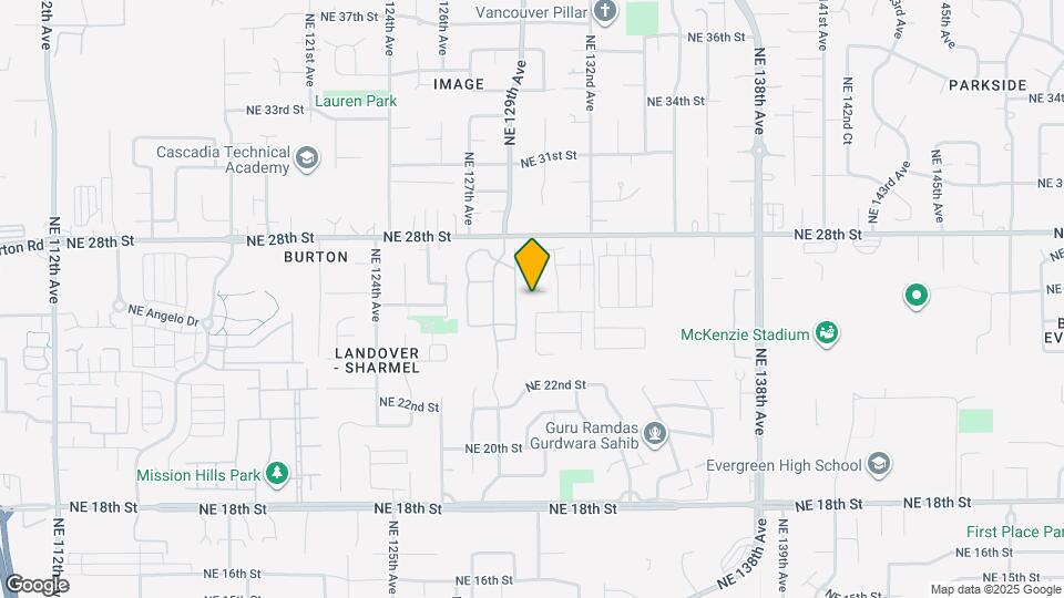 2606 NE 130th Ct Map and Location Details