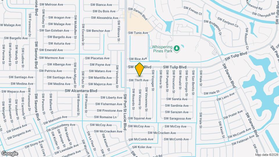 843 SW Thrift Ave Map and Location Details