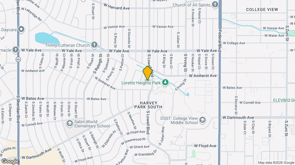 3620 W Linvale Pl Mapa y Detalles de la Ubicación