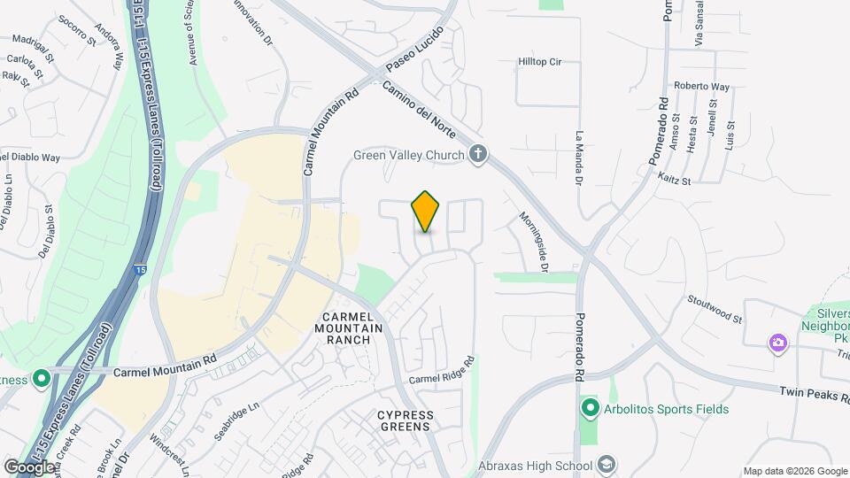 14824 Gable Ridge Rd Map and Location Details