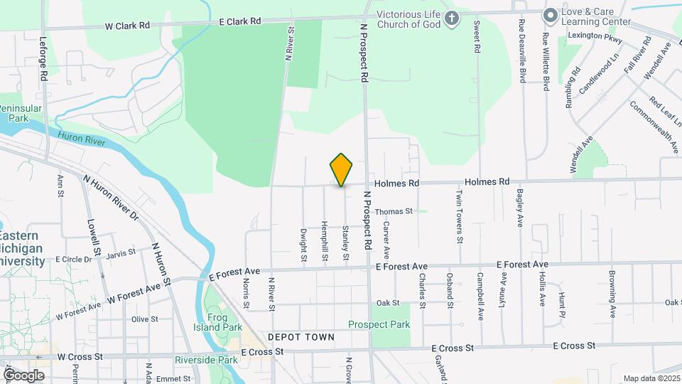 821 Stanley St Map and Location Details