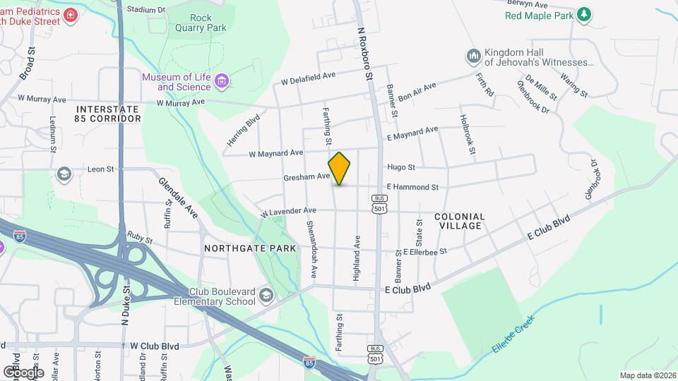 104 E Hammond St Map and Location Details