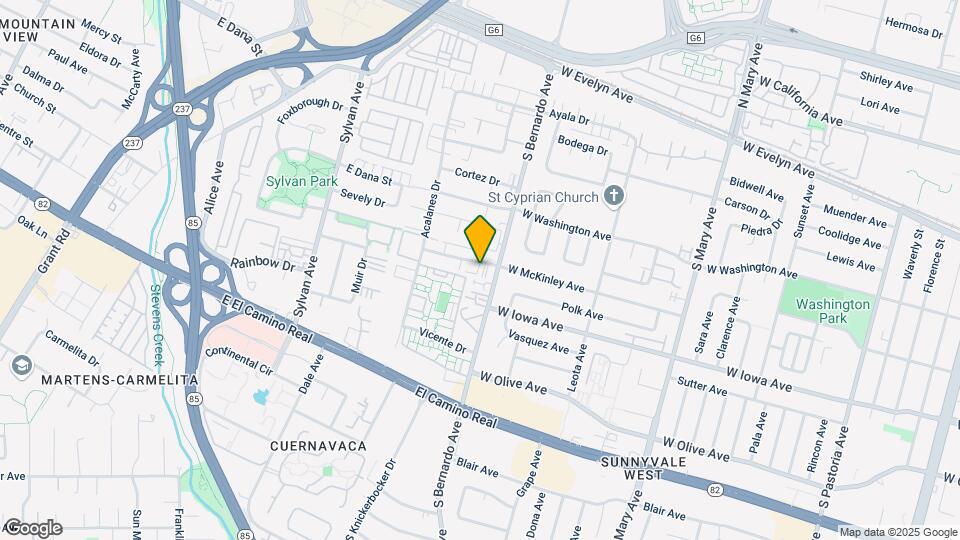 1212 W Mckinley Ave Map and Location Details
