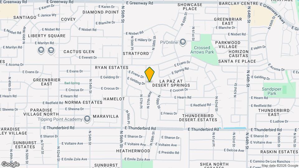 5747 E Gelding Dr Map and Location Details