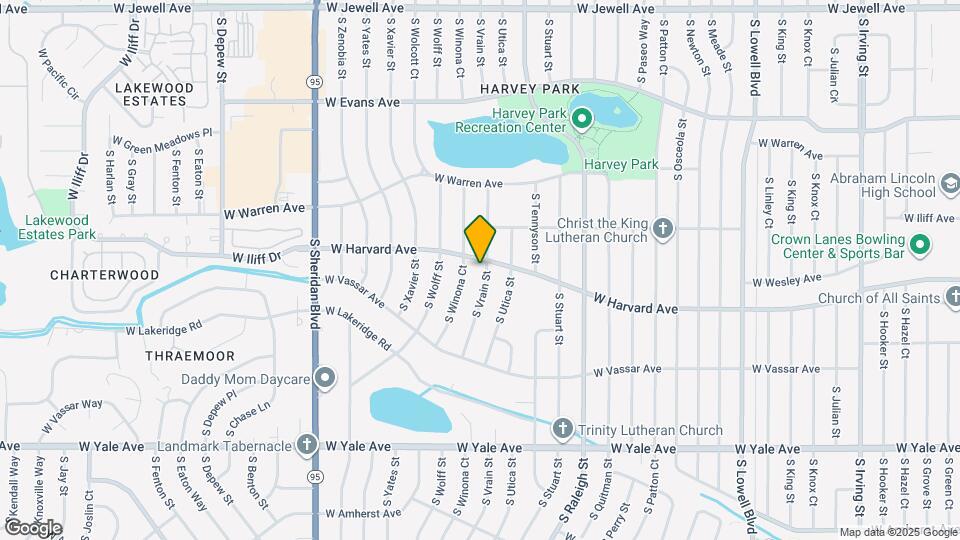 2511 S Vrain St Map and Location Details