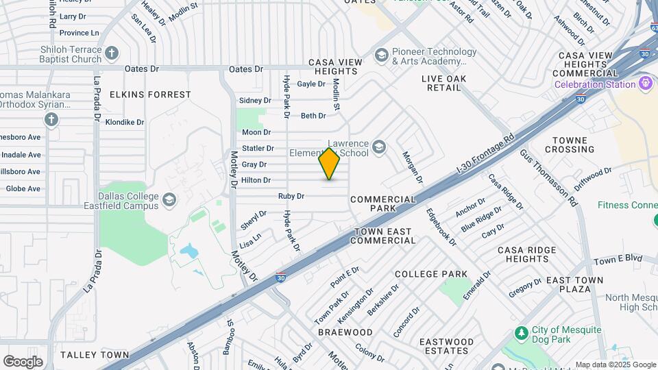 3424 Hilton Dr Map and Location Details