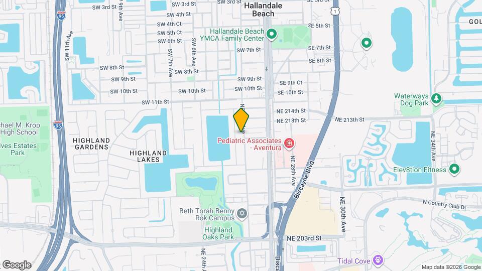 21140 NE 26th Ave Mapa y Detalles de la Ubicación