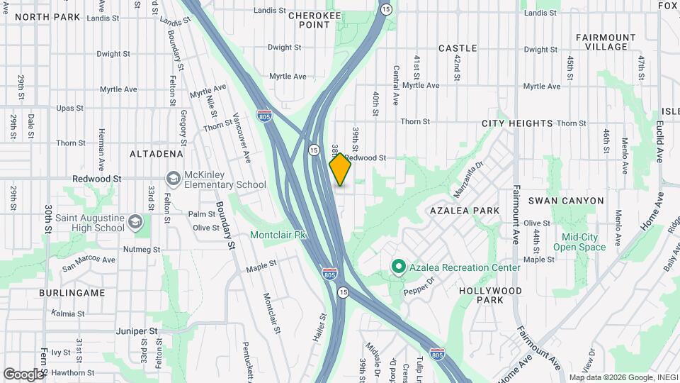 3005 38th St Map and Location Details