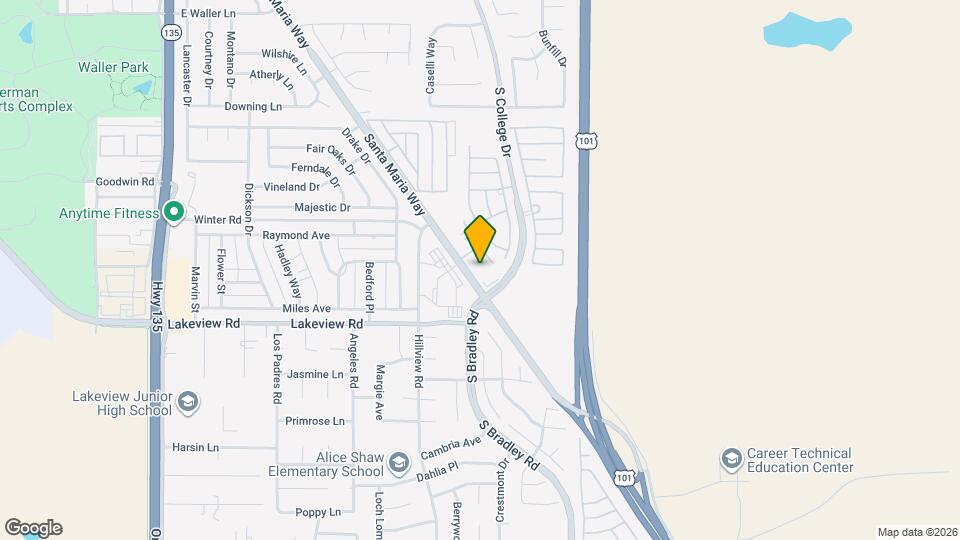 3460 Santa Maria Way Map and Location Details