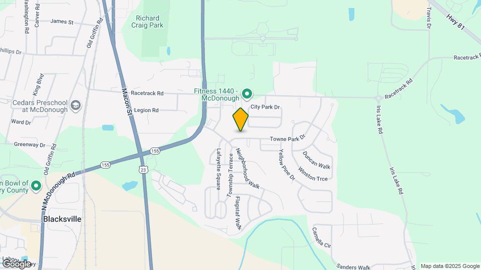 1820 Towne Park Dr Map and Location Details