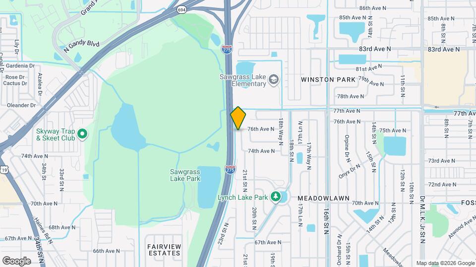 7566 21st St N Map and Location Details