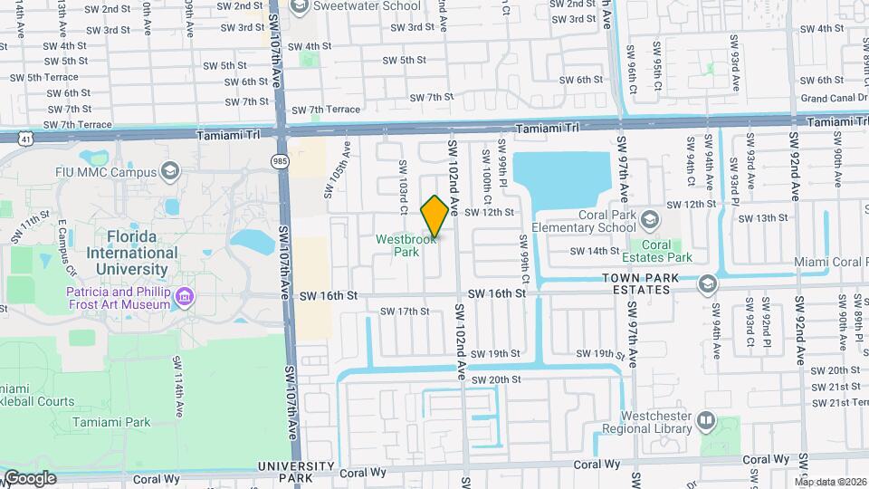 1330 SW 102nd Ct Map and Location Details