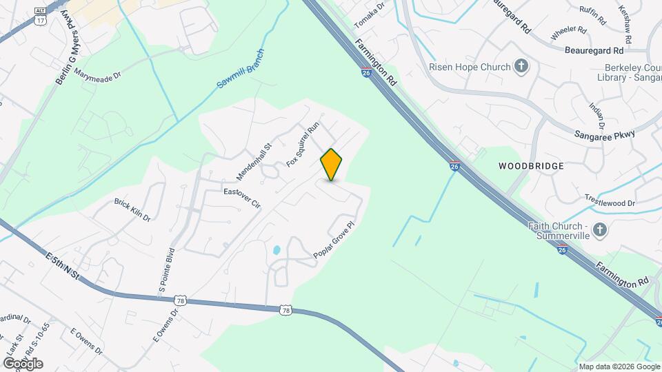 2700 Poplar Grove Pl Map and Location Details