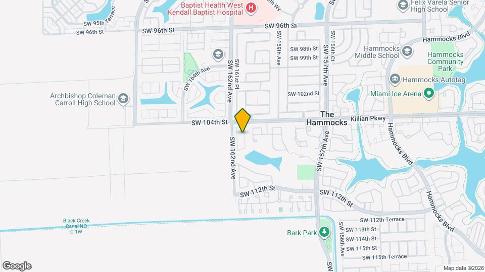 10522 SW 161st Ave Map and Location Details