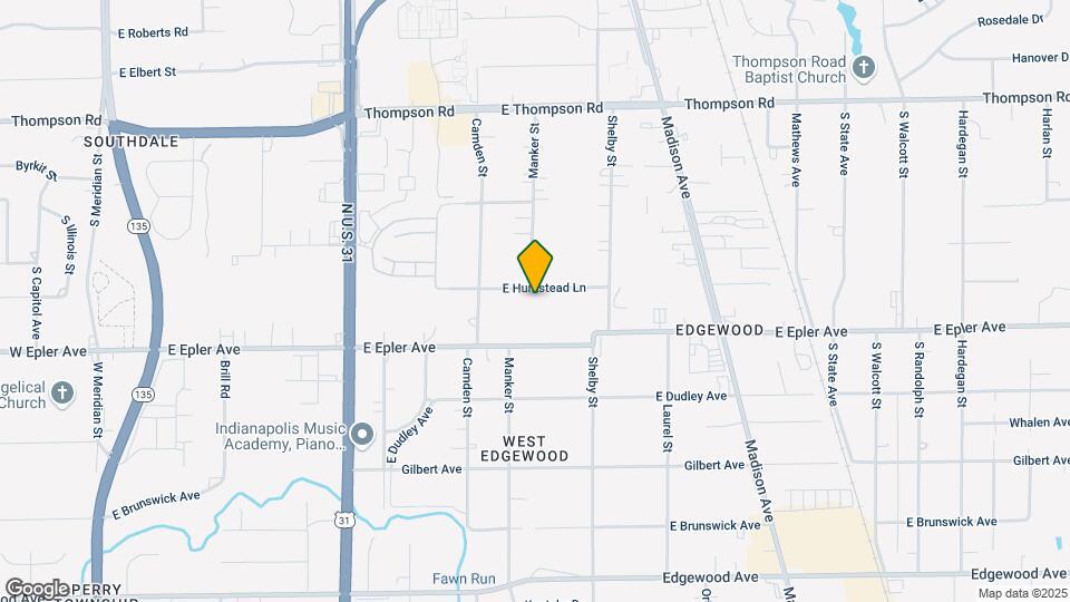 1005 E Huntstead Ln Map and Location Details
