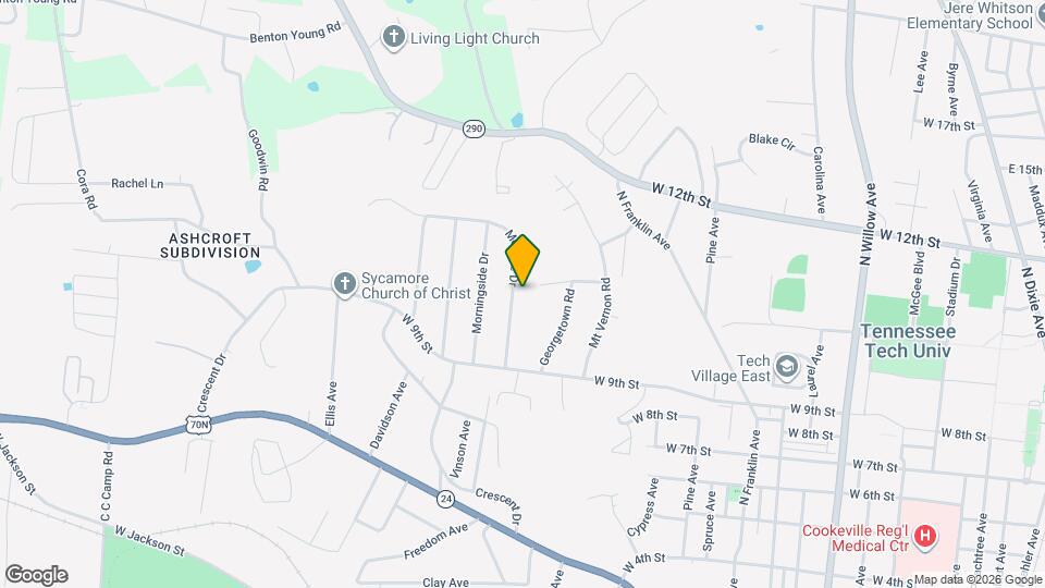 985 Melrose Dr Map and Location Details