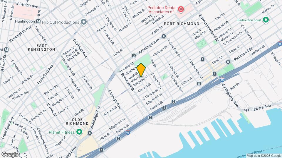 2537 E Auburn St Map and Location Details