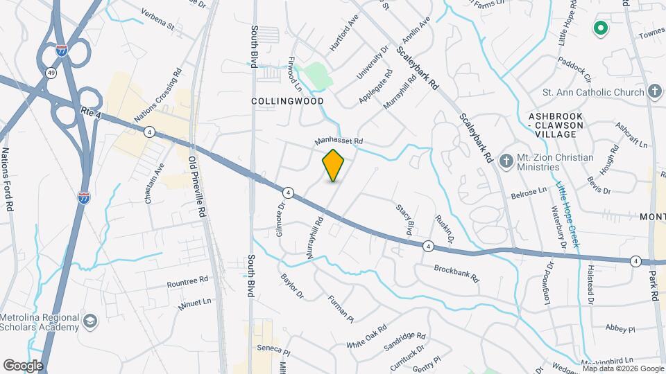 4638 Murrayhill Rd Map and Location Details